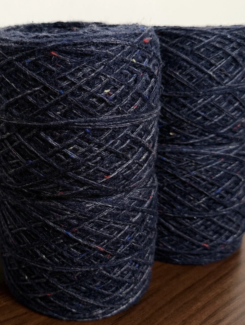 Reclaimed Wool Blend Worsted Yarn 1244 Yds Blue Galaxy 576g (4 Cakes)